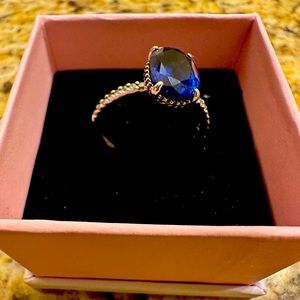 Sparkling Statement Halo Ring, Pandora, Size 8.5